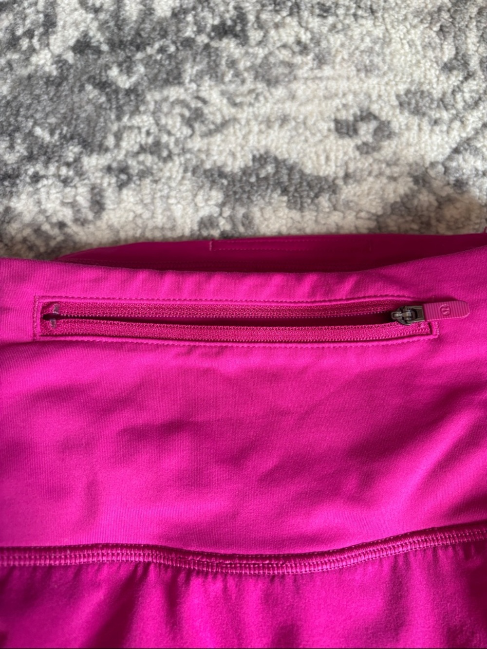 Lululemon Athletica 0 Women's Athletic Shorts in Bright Pink High waisted - Picture 7 of 9